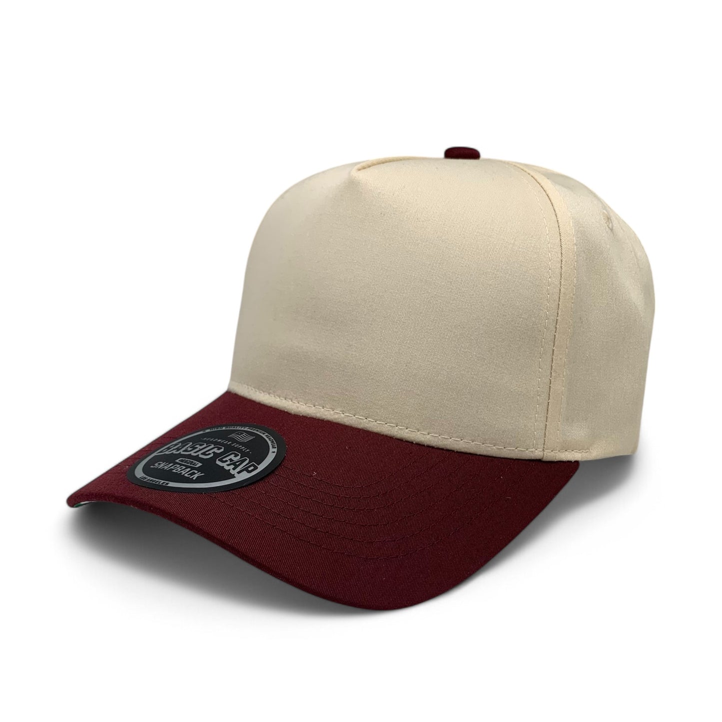 PLAIN CURVE 5PANEL UNDER MEXICO PRINTED HAT - P5CUM