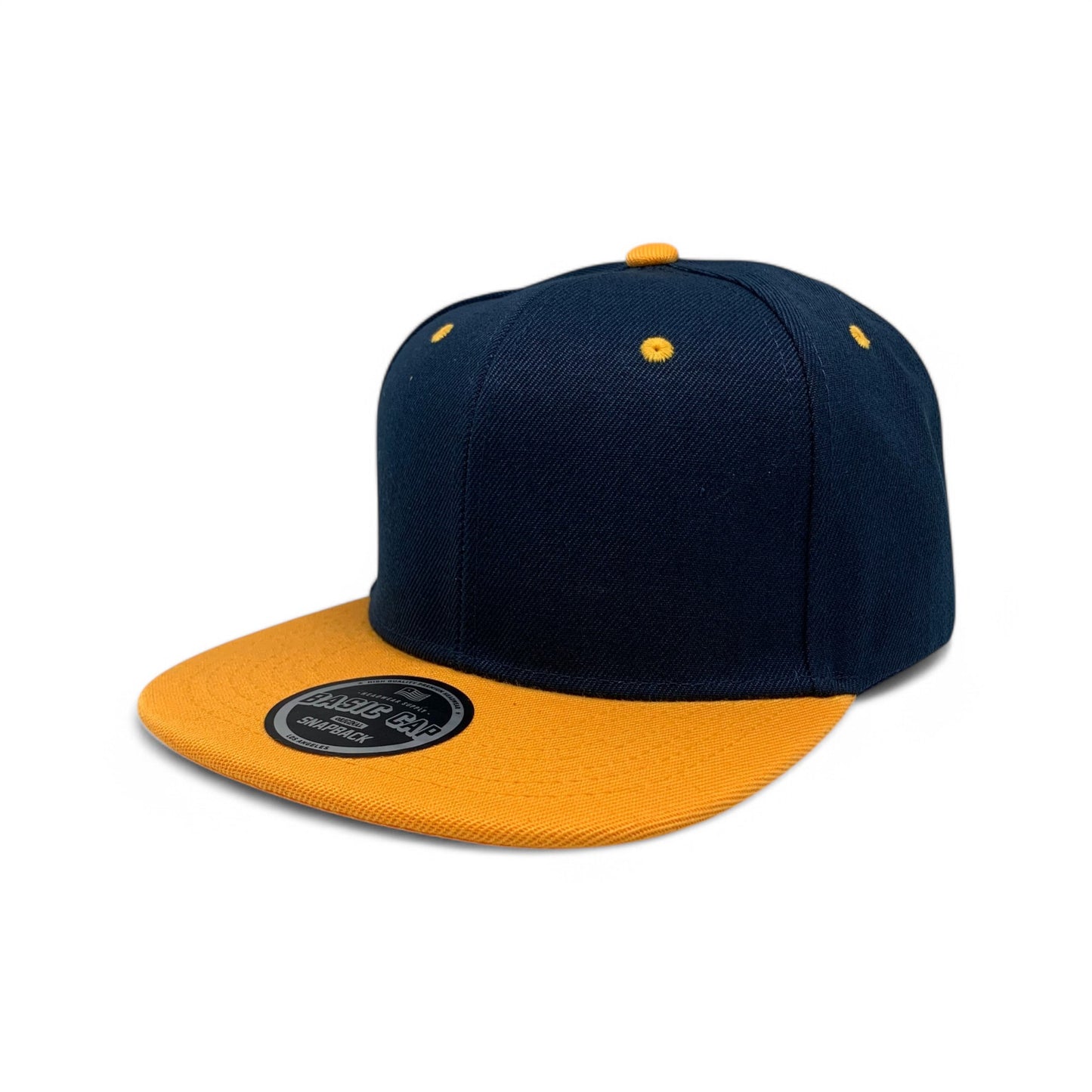 Plain Poly Snapback Hat 8002