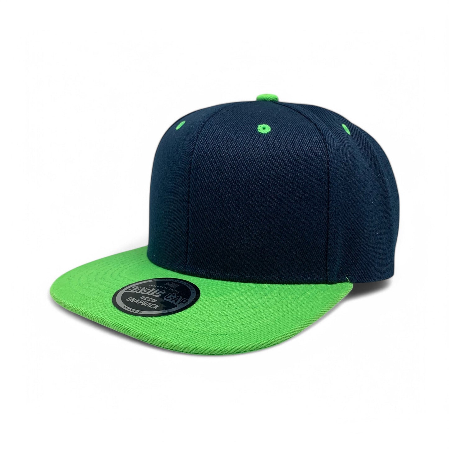 Plain Poly Snapback Hat 8002