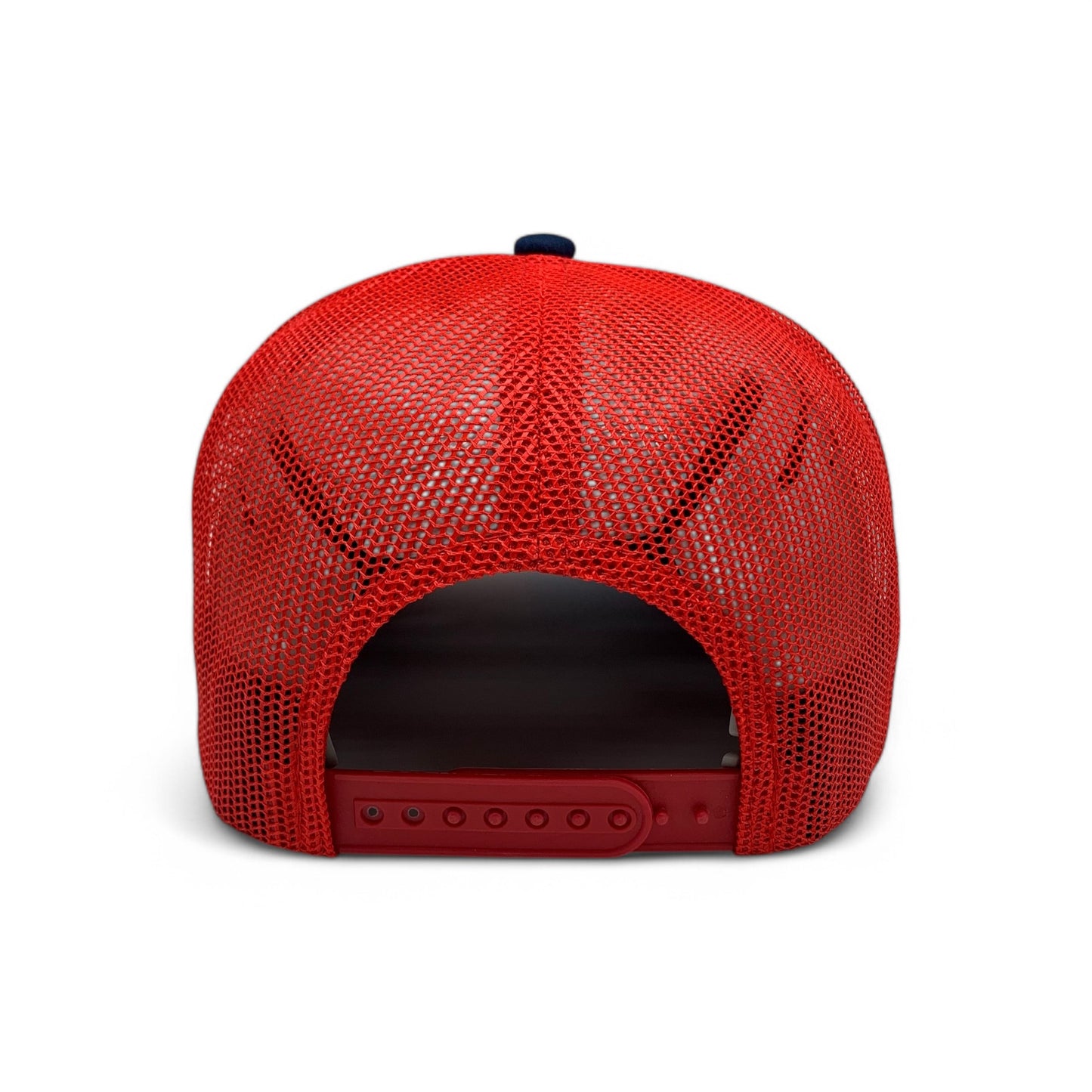 PLAIN CURVE 5PANEL UNDER USA PRINTED MESH HAT - P5MU