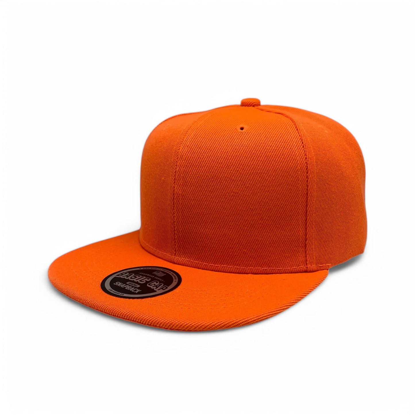 Plain Poly Snapback Hat 8002