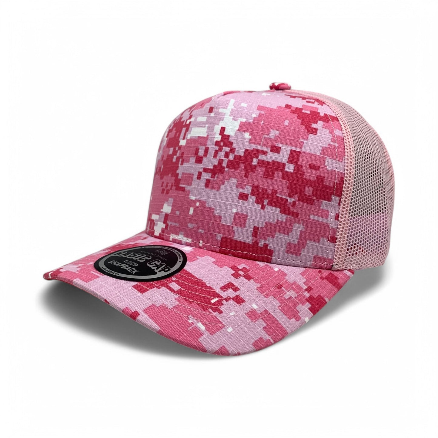 PLAIN CURVE 5PANEL CAMO PATTERN MESH - P5CCM