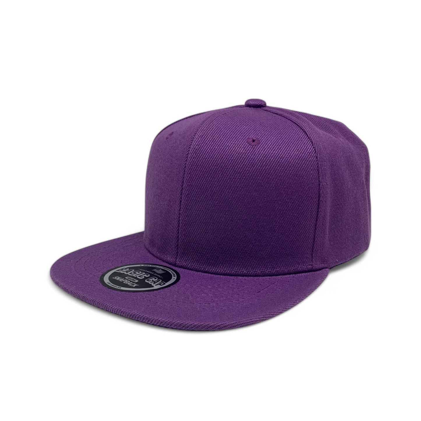 Plain Poly Snapback Hat 8002