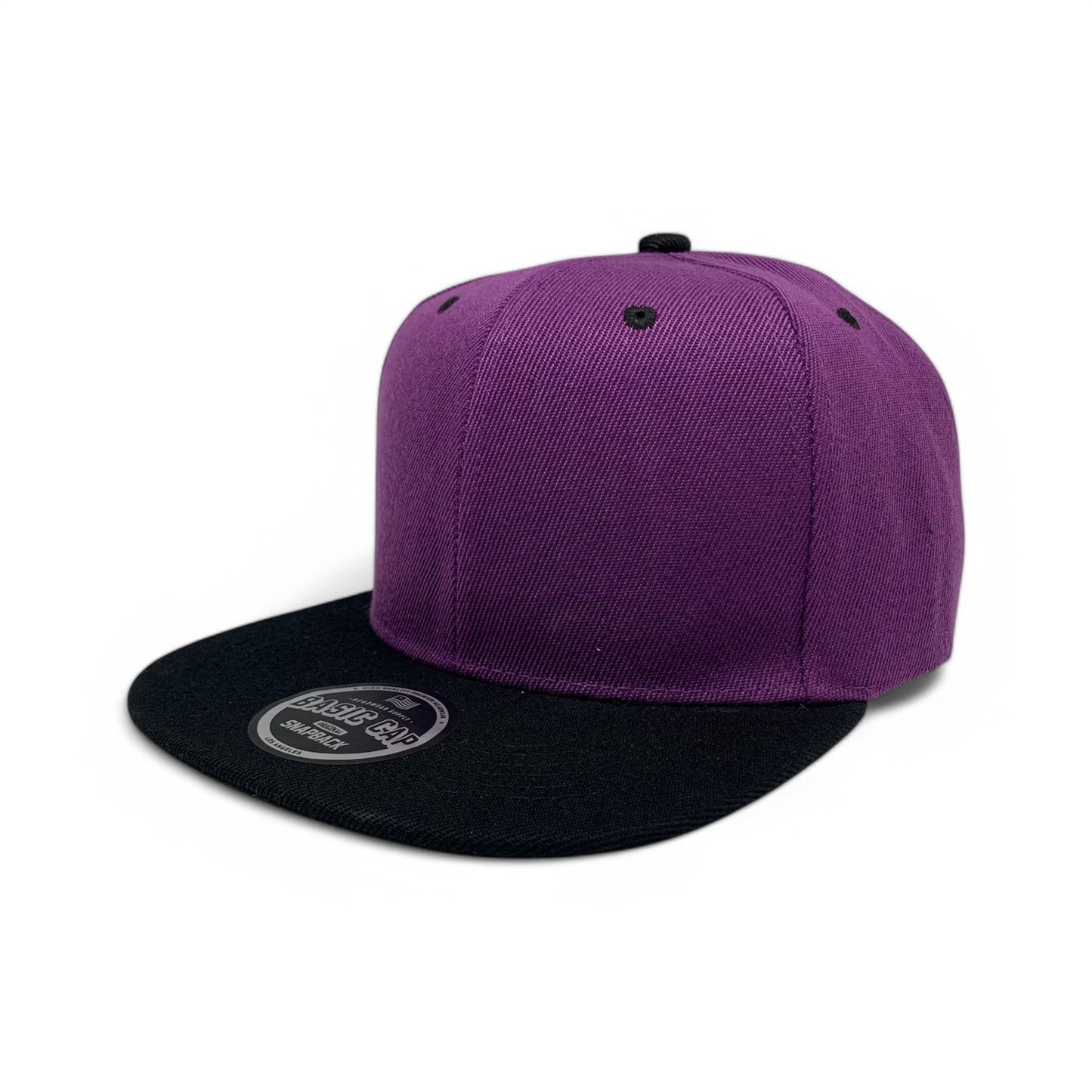 Plain Poly Snapback Hat 8002
