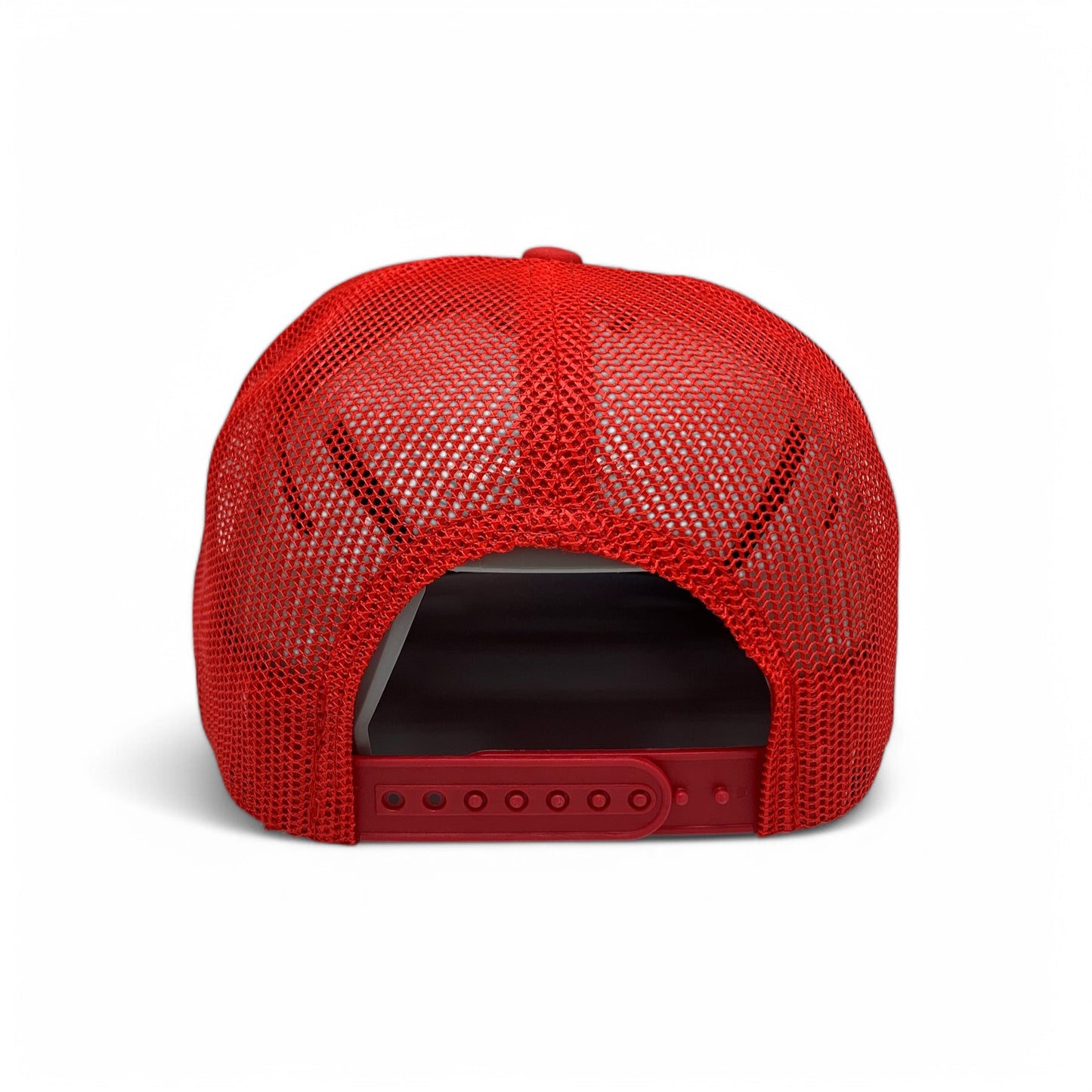 PLAIN CURVE 5PANEL UNDER USA PRINTED MESH HAT - P5MU