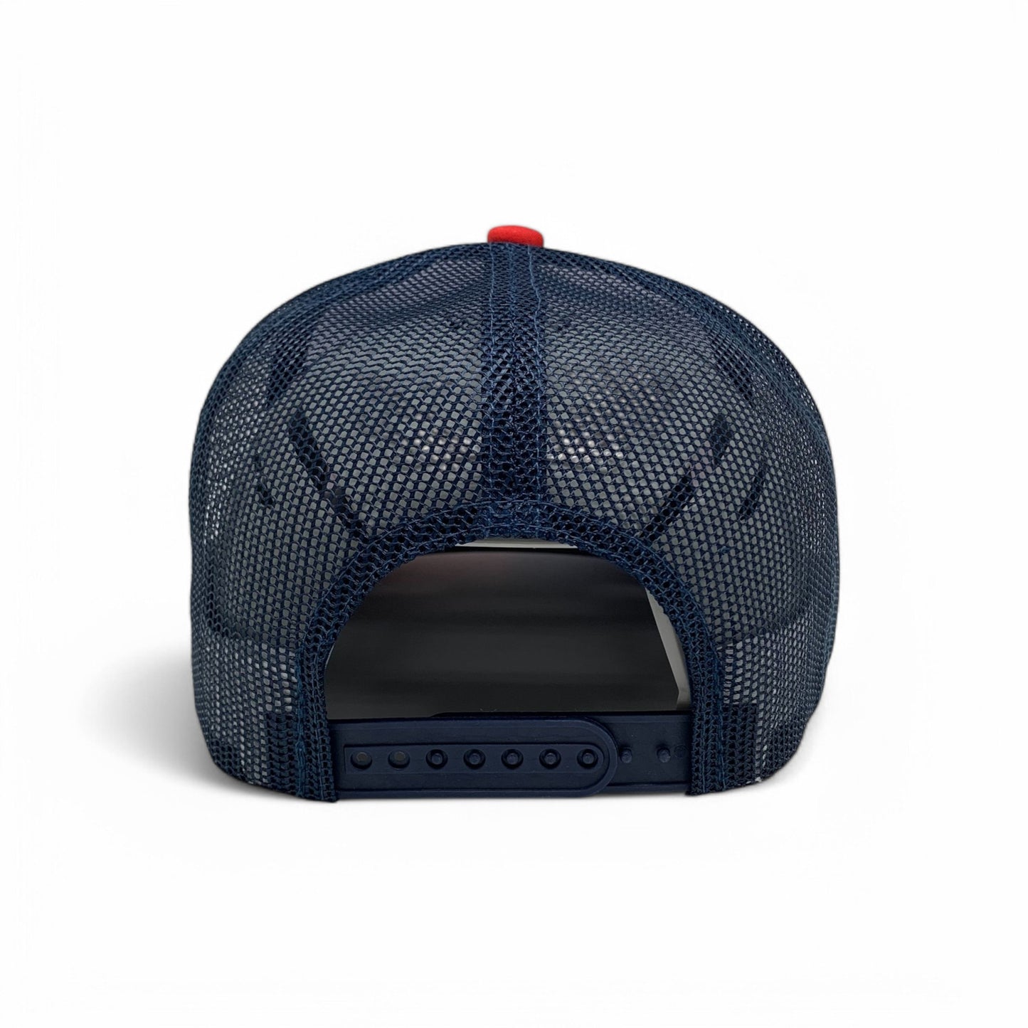 PLAIN CURVE 5PANEL UNDER USA PRINTED MESH HAT - P5MU