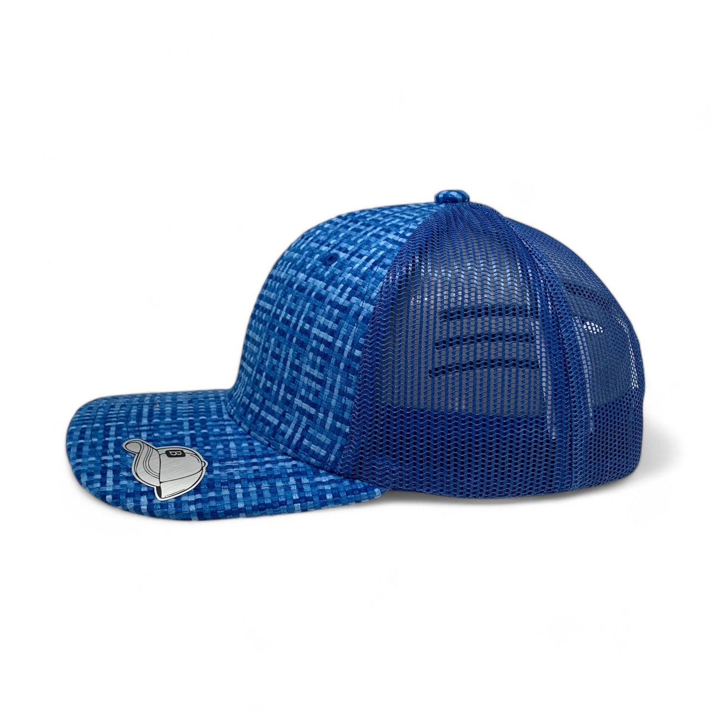 PLAIN CHECK PATTERN MESH HAT - PCP