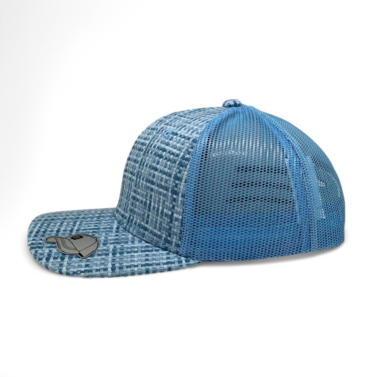 PLAIN CHECK PATTERN MESH HAT - PCP