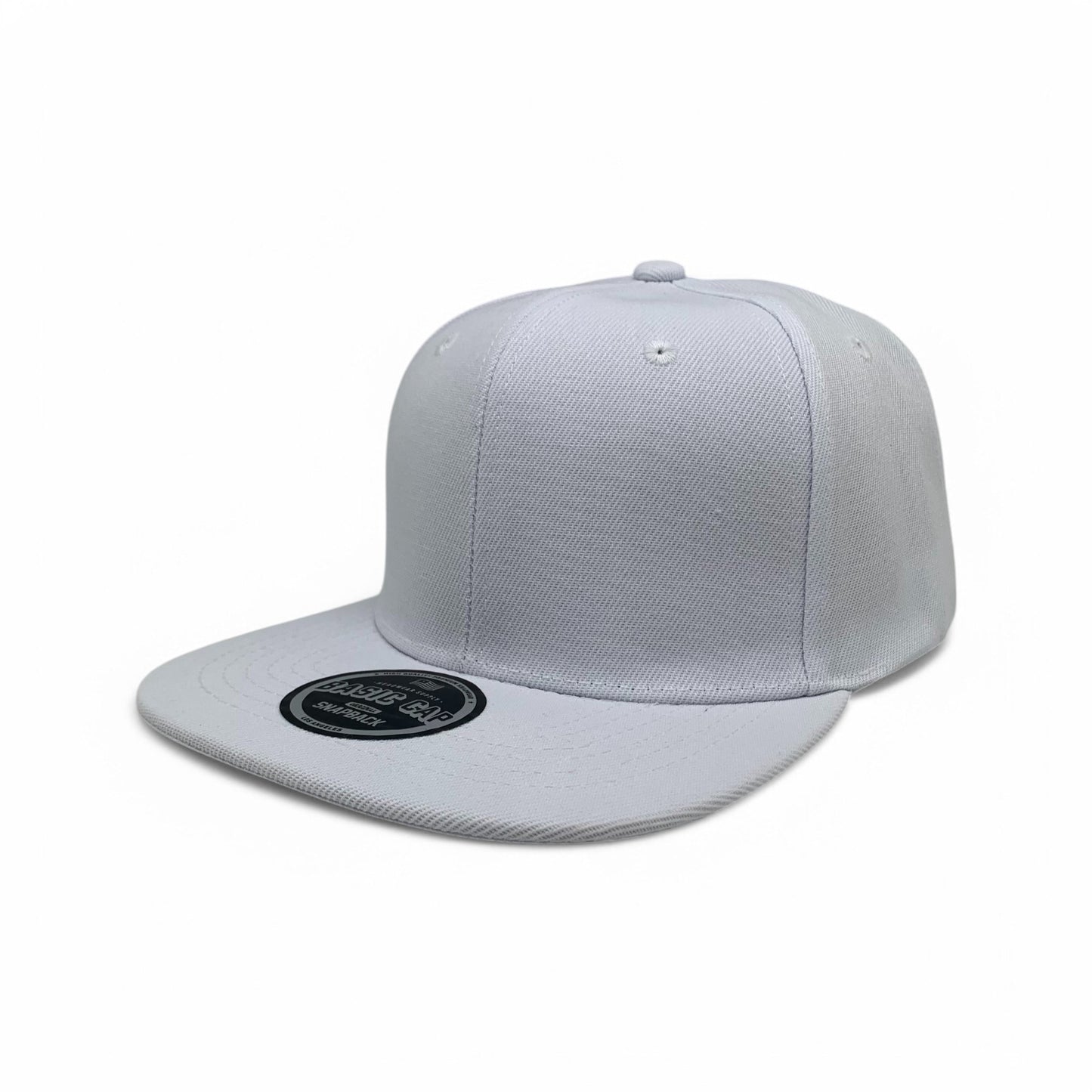 Plain Poly Snapback Hat 8002