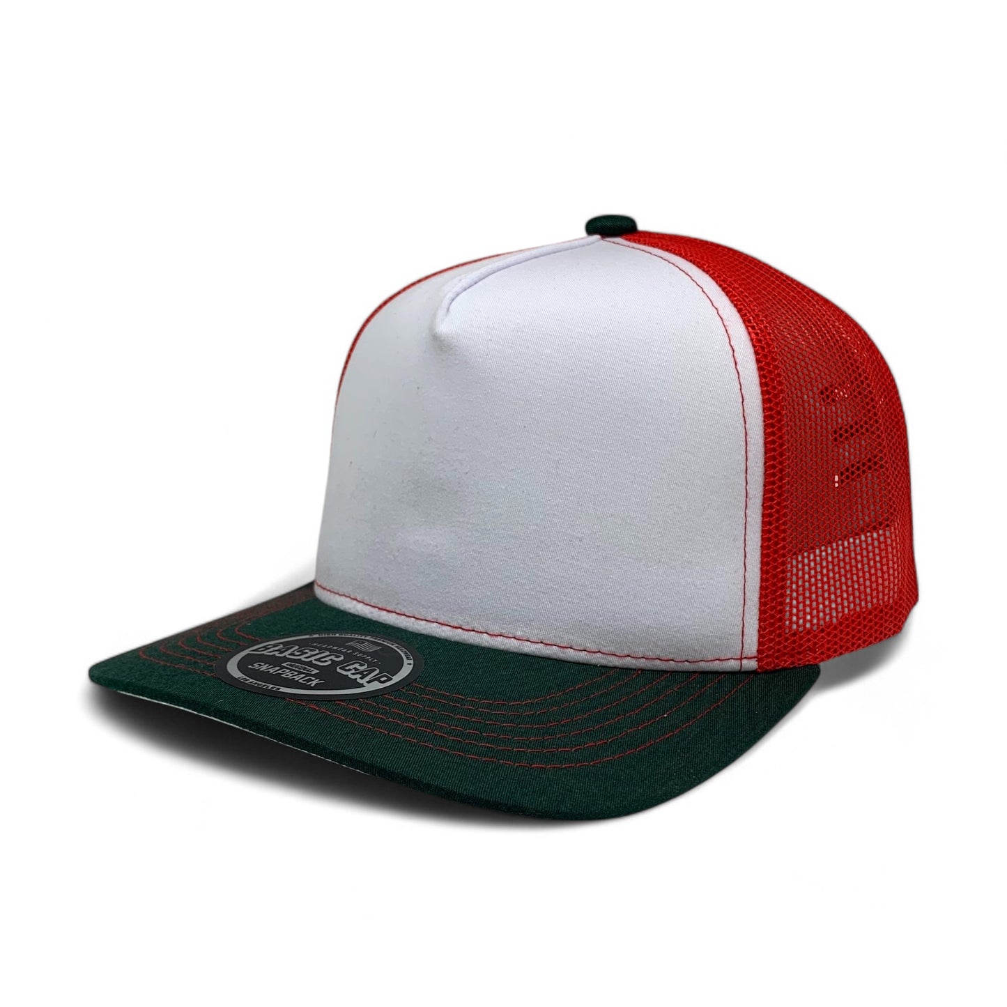 PLAIN CURVE 5PANEL UNDER MEXICO PRINTED MESH HAT - P5MM