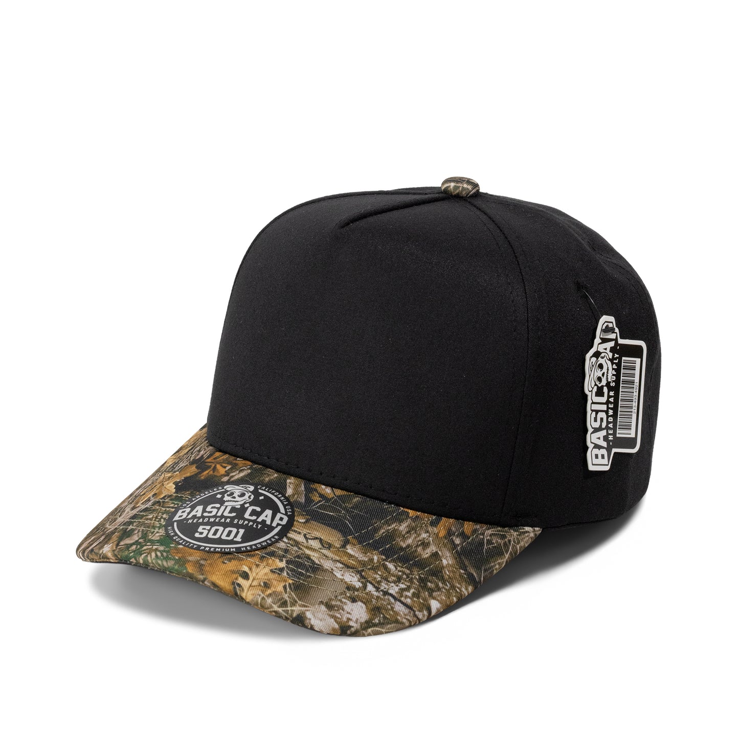 Plain Curve 5Panel Hunting Camo Hat 5001H2