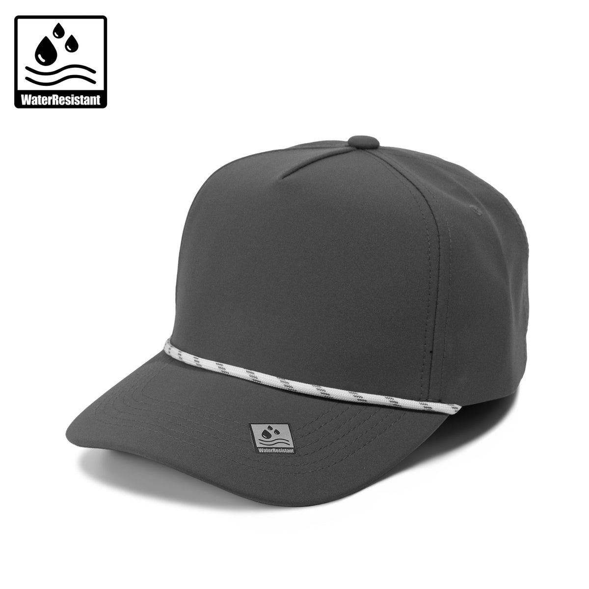 Plain Curve 5Panel Rope Hat Water Repellent 5002