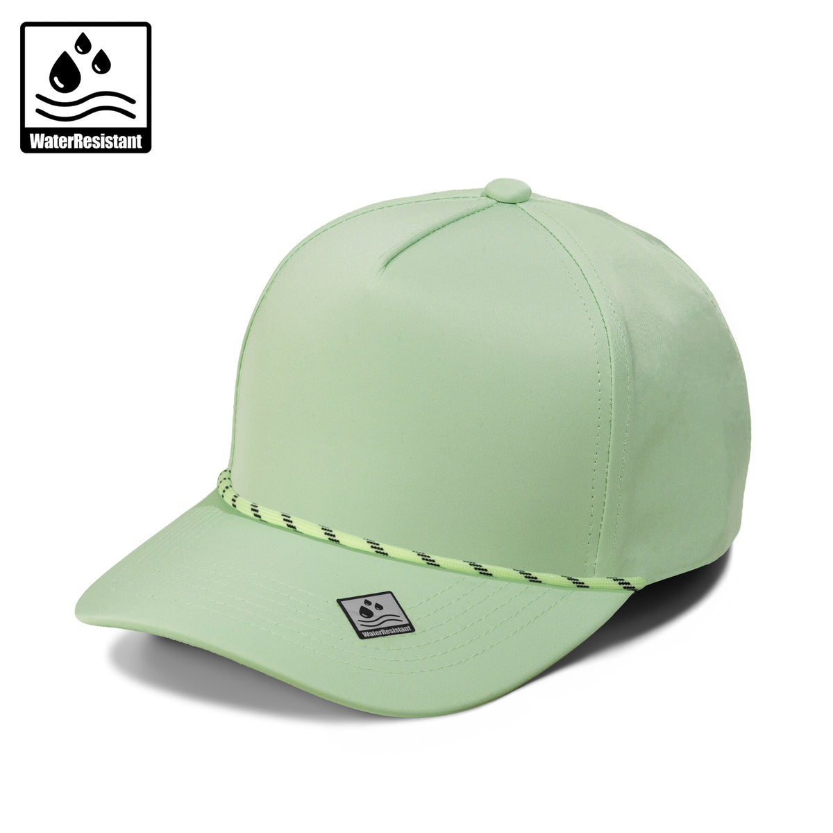 Plain Curve 5Panel Rope Hat Water Repellent 5002