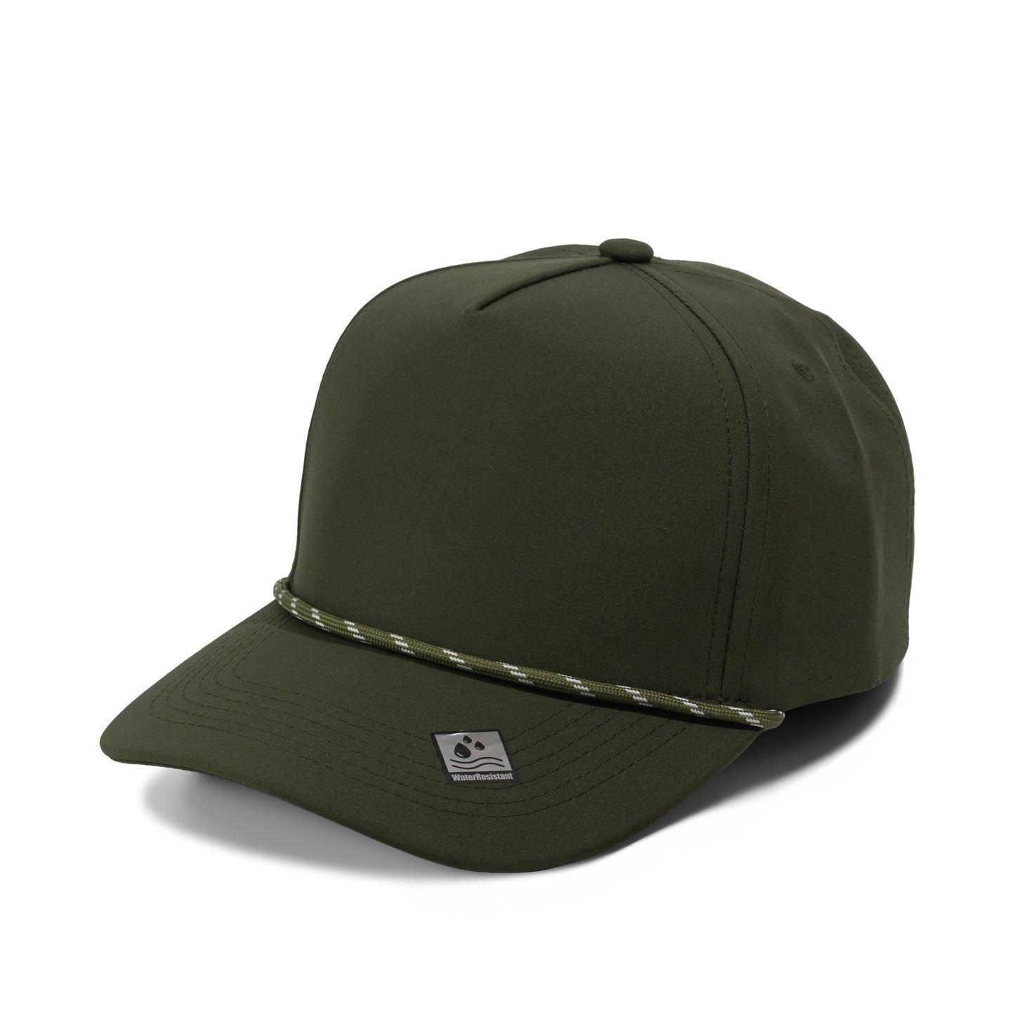 Plain Curve 5Panel Rope Hat Water Repellent 5002