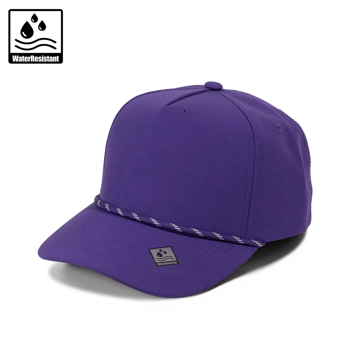 Plain Curve 5Panel Rope Hat Water Repellent 5002