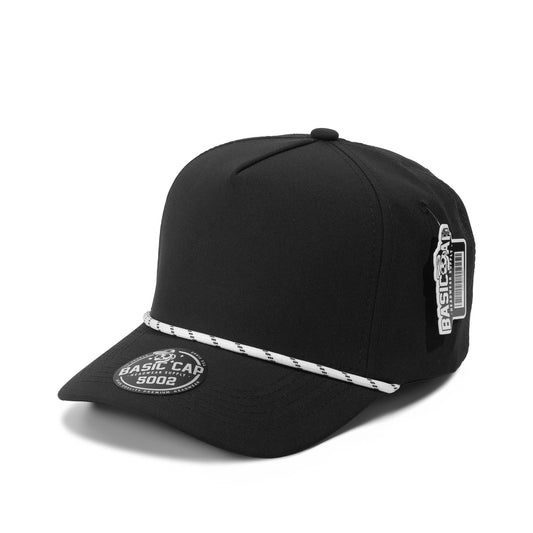 Plain 5Panel Curve With Rope Cap ( Water Proof ) 5002