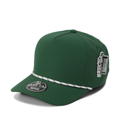 Plain Curve 5Panel Rope Hat Water Repellent 5002