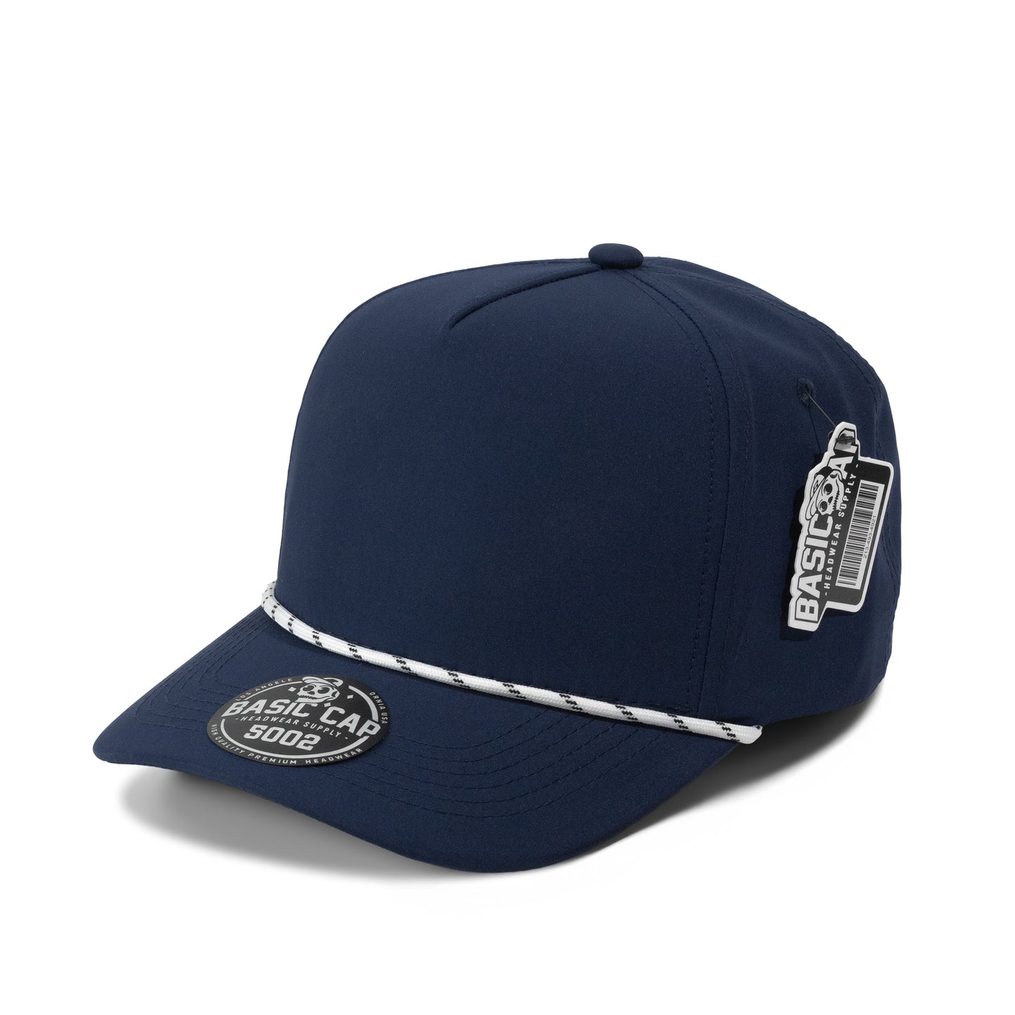 Plain 5Panel Curve With Rope Cap ( Water Proof ) 5002