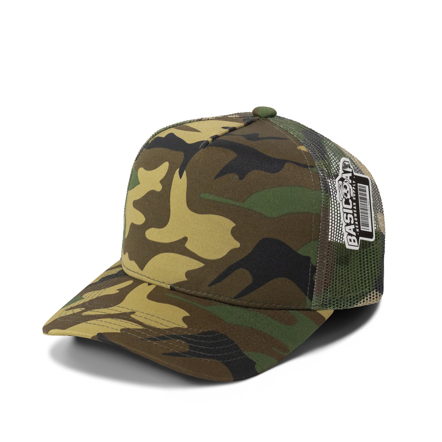 Plain Curve 5Panel Mesh Hat 5003