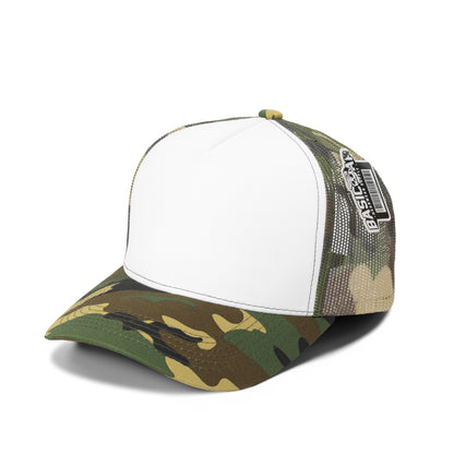 Plain 5Panel Curve Mesh 5003