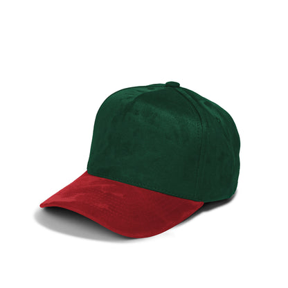 Plain Curve 5Panel Full Suede Hat 5004