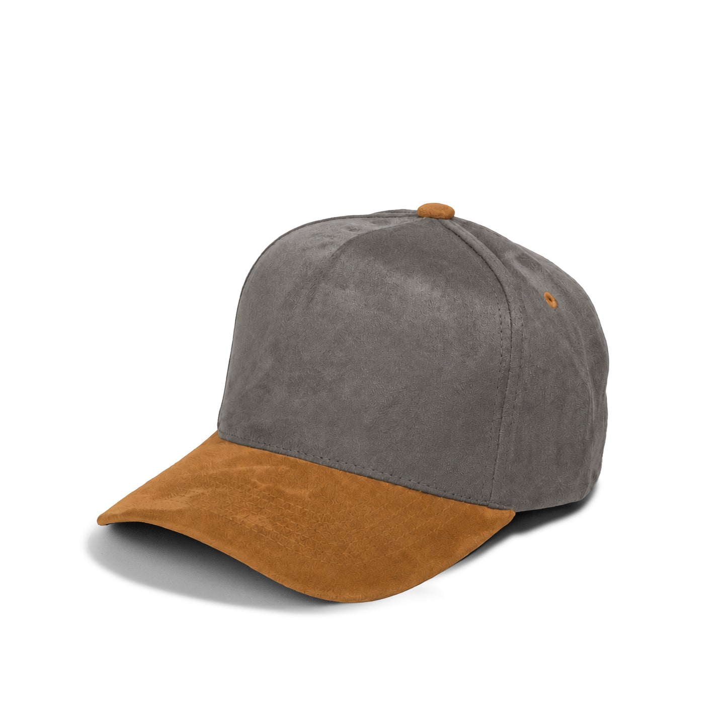Plain Curve 5Panel Full Suede Hat 5004