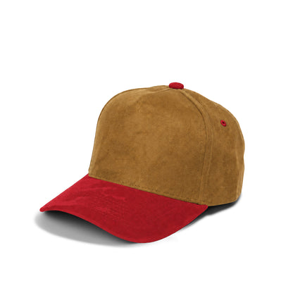 Plain Curve 5Panel Full Suede Hat 5004