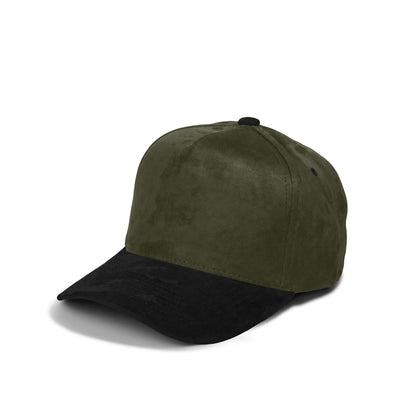 Plain Curve 5Panel Full Suede Hat 5004