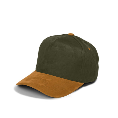 Plain Curve 5Panel Full Suede Hat 5004