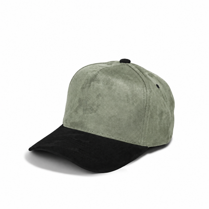 Plain Curve 5Panel Full Suede Hat 5004