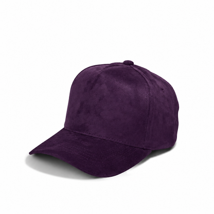Plain Curve 5Panel Full Suede Hat 5004