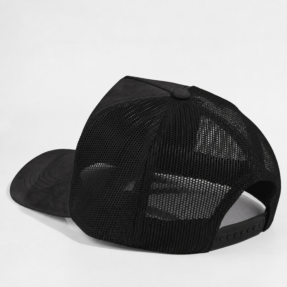 Plain 5Panel Suede Curve Mesh 5005