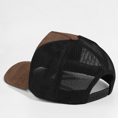 Plain 5Panel Suede Curve Mesh 5005