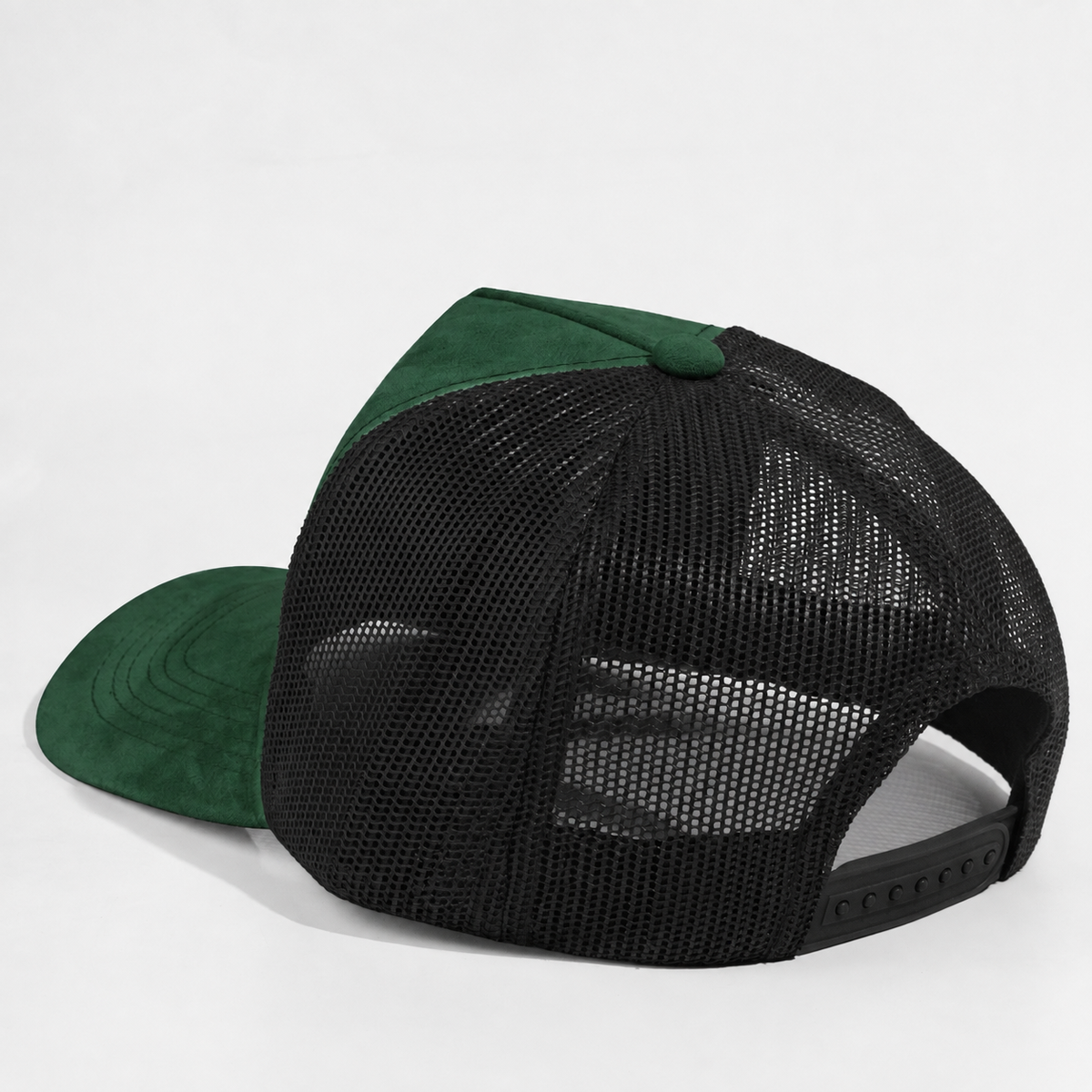 Plain 5Panel Suede Curve Mesh 5005