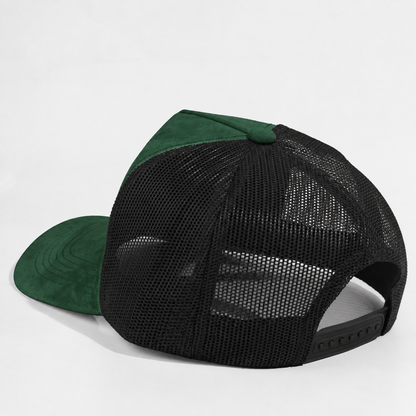Plain 5Panel Suede Curve Mesh 5005