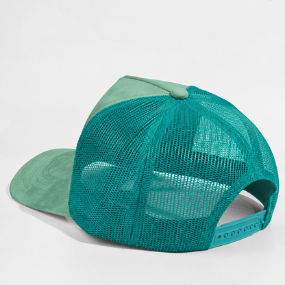 Plain 5Panel Suede Curve Mesh 5005