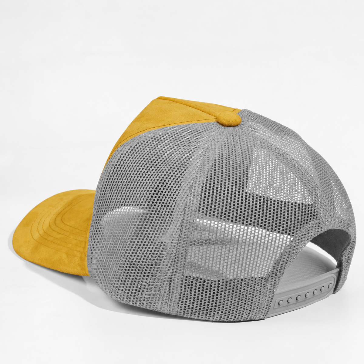 Plain 5Panel Suede Curve Mesh 5005