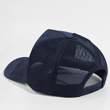 Plain 5Panel Suede Curve Mesh 5005