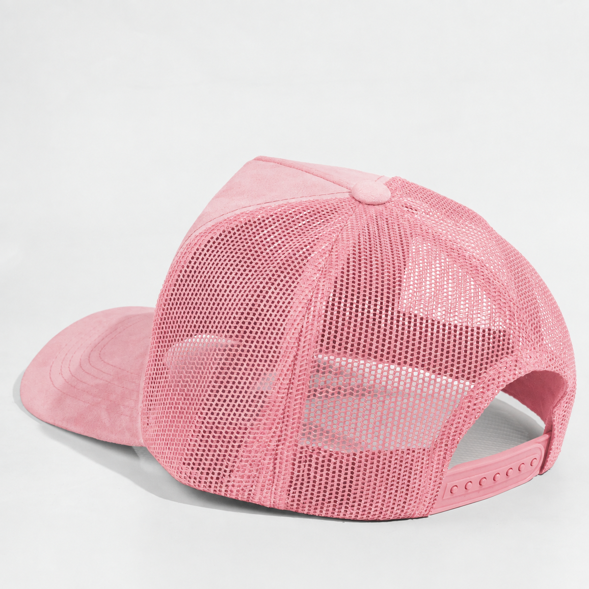 Plain 5Panel Suede Curve Mesh 5005