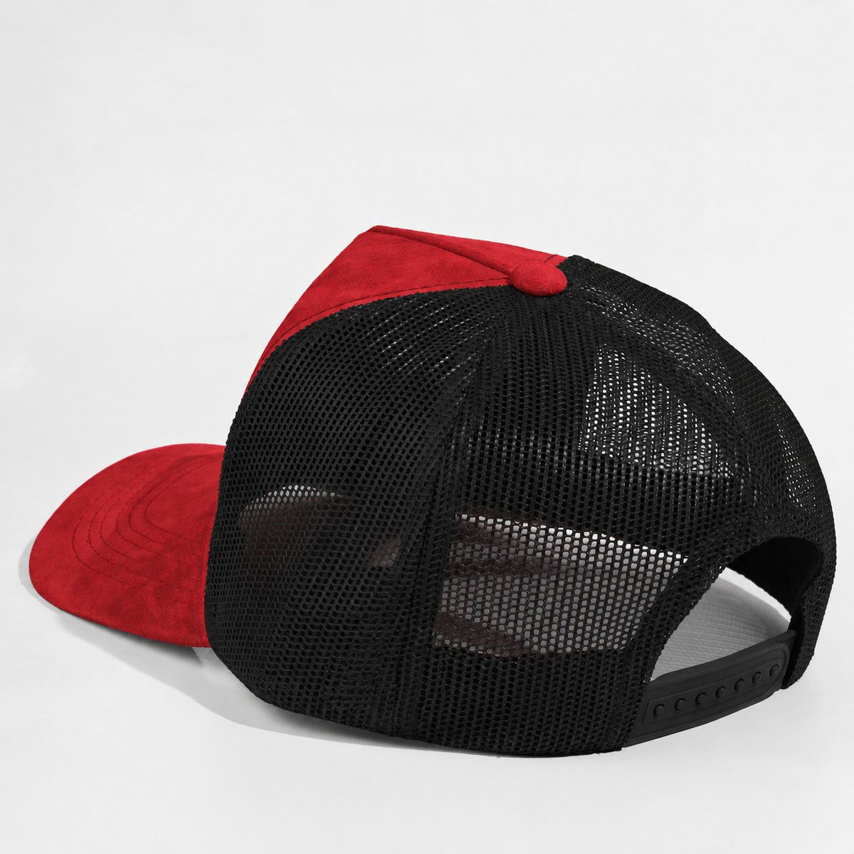 Plain 5Panel Suede Curve Mesh 5005