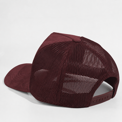 Plain 5Panel Suede Curve Mesh 5005