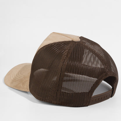 Plain 5Panel Suede Curve Mesh 5005