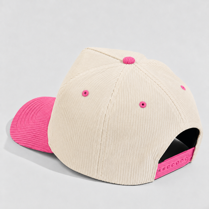 Plain Curve 5Panel Full Corduroy Hat 5008