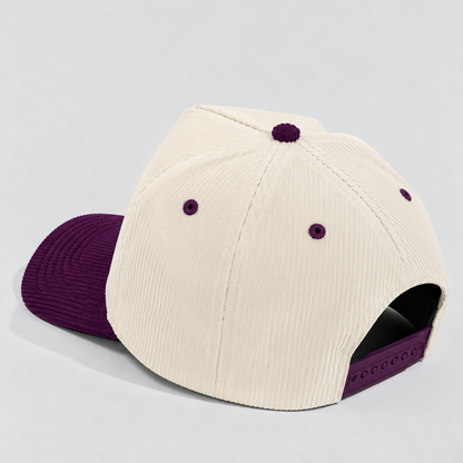 Plain Curve 5Panel Full Corduroy Hat 5008