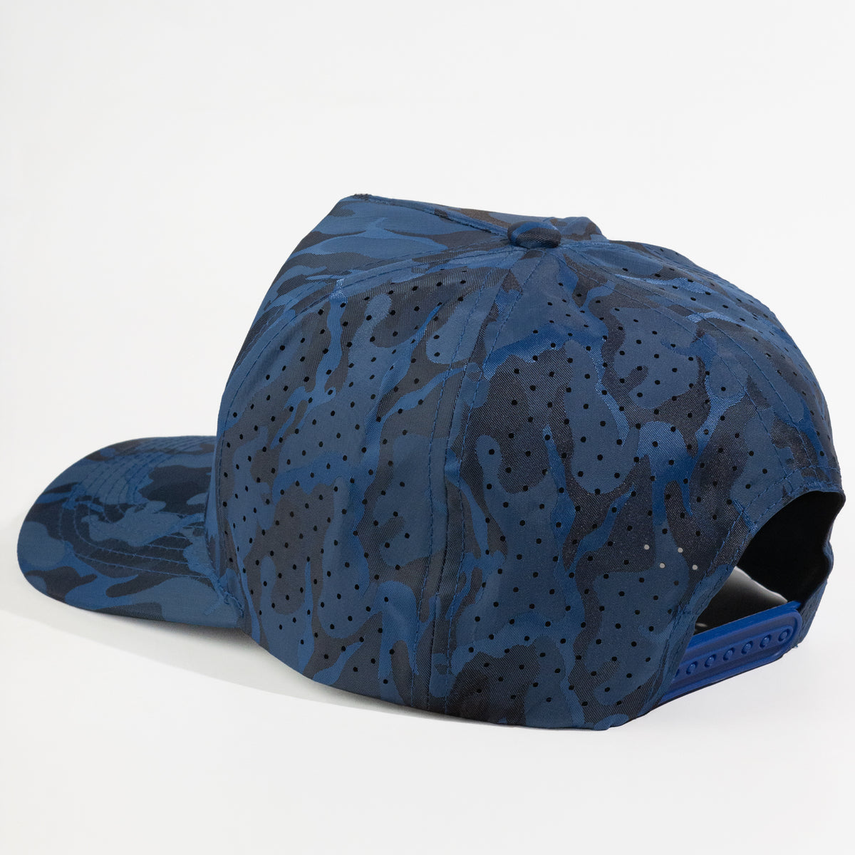 Plain Curve 5Panel Camo Laser Hole Hat Water Repellent 5009