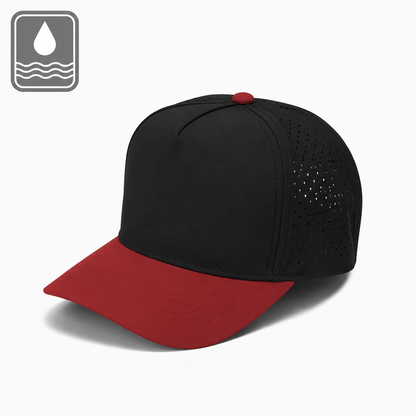 Plain Curve 5Panel Laser Hole Hat Water Repellent 5010