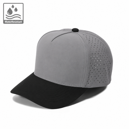 Plain Curve 5Panel Laser Hole Hat Water Repellent 5010