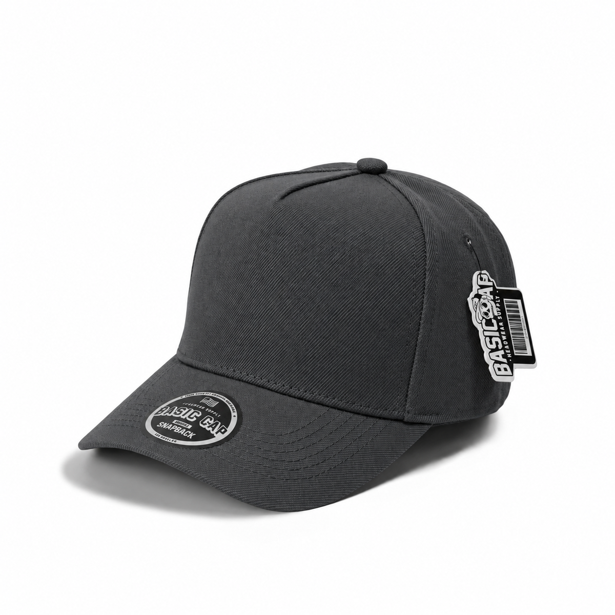 Plain Curve 5Panel Wool Hat 5011