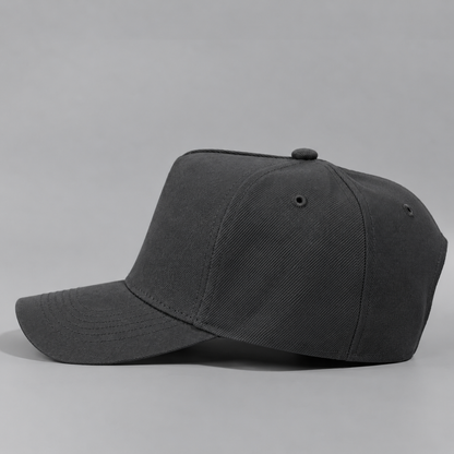 Plain Curve 5Panel Wool Hat 5011