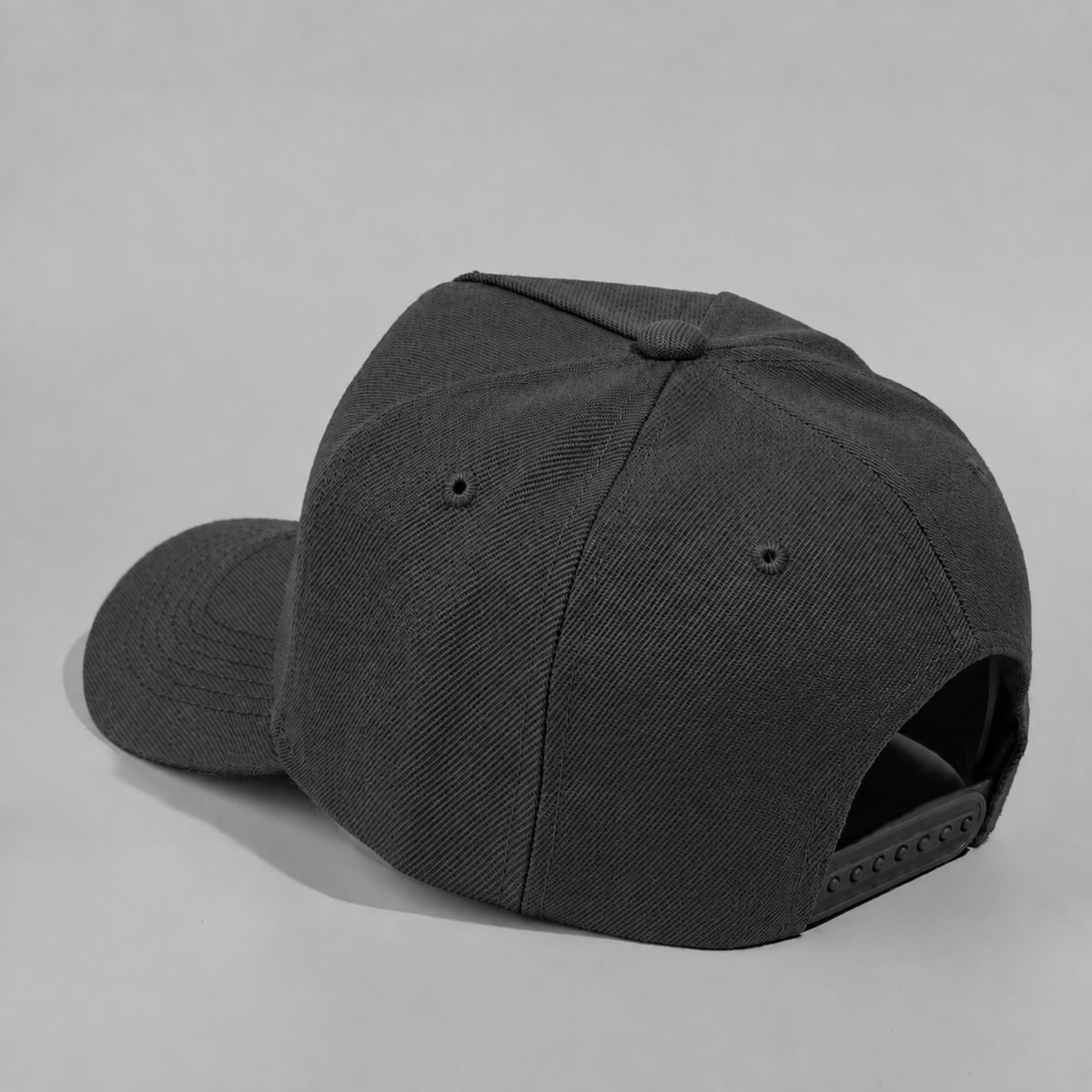 Plain Curve 5Panel Wool Hat 5011